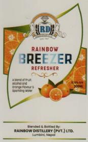 RAINBOW BREEZER REFRESHER (and logo) trademark logo