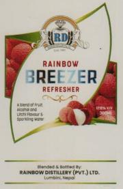 RAINBOW BREEZER REFRESHER (and logo) trademark logo