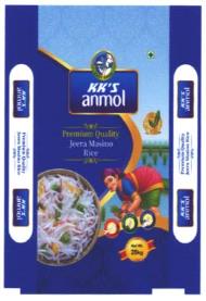 KK'S ANMOL (and logo) trademark logo