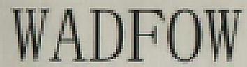 WADFOW (and logo) trademark logo