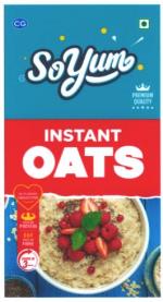 SO YUM INSTANT OATS (and logo) trademark logo