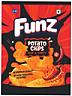 FUNZ POTATO CHIPS HOT & SPICY (and logo) trademark logo
