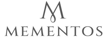 MEMENTOS (and logo) trademark logo