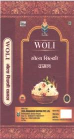 WOLI GOLD SILKY CHAMAL (and logo) trademark logo
