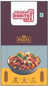 DIVYAM FOOD FOR HEALTHY LIFE (and logo) trademark logo
