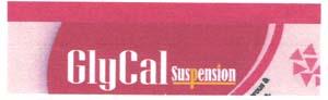 GLYCAL SUSPENSION (and logo) trademark logo