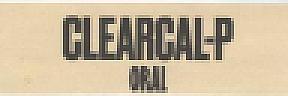 CLEARCAL-P ORAL (and logo) trademark logo