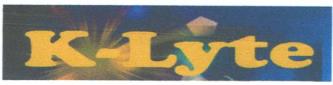 K-LYTE (and logo) trademark logo