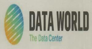DATA WORLD (and logo) trademark logo