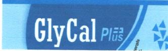 GLYCAL PLUS (and logo) trademark logo