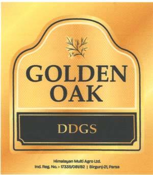 GOLDEN OAK DDGS (and logo) trademark logo