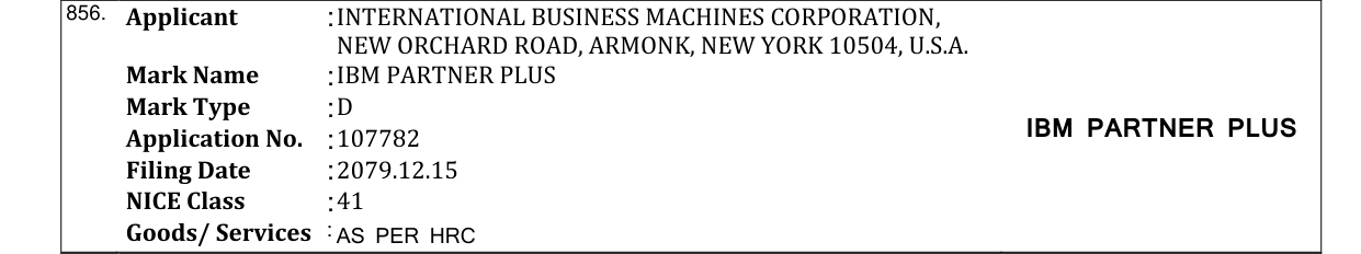 Original bulletin entry for IBM PARTNER PLUS