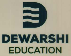 DEWARSHI EDUCATION (and logo) trademark logo