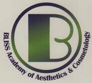 BLISS ACADEMY OF AESTHETICS & COSMETOLOGY (and logo) trademark logo