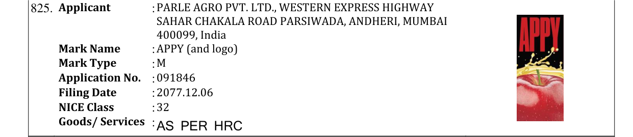 Original bulletin entry for APPY (and logo)