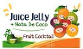 JUICE JELLY + NATA DE COCO FRUIT COCKTAIL (and logo) trademark logo