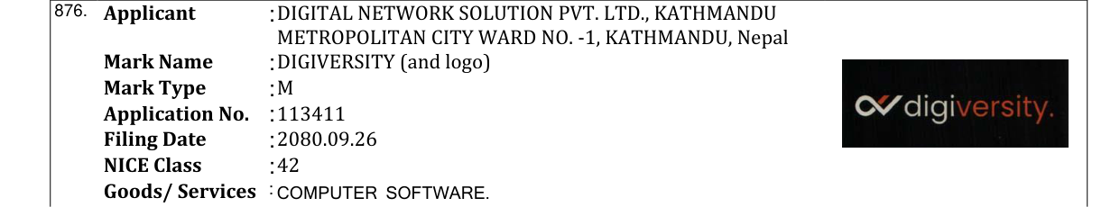 Original bulletin entry for DIGIVERSITY (and logo)