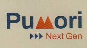 PUMORI NEXT GEN (and logo) trademark logo