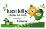 JUICE JELLY + NATA DE COCO LEMONA (and logo) trademark logo