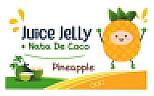 JUICE JELLY + NATA DE COCO PINEAPPLE (and logo) trademark logo