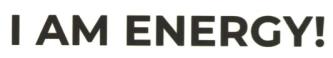 I AM ENERGY ! (and logo) trademark logo