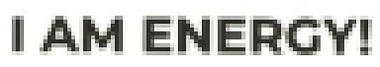 I AM ENERGY ! (and logo) trademark logo