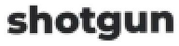 SHOTGUN (and logo) trademark logo