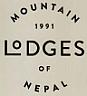 MOUNTAIN 1991 LODGES OF NEPAL (and logo) trademark logo