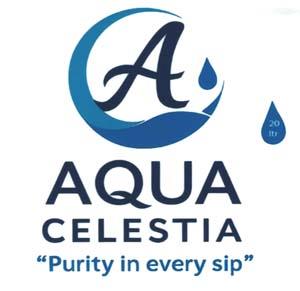 AQUA CELESTIA (and logo) trademark logo