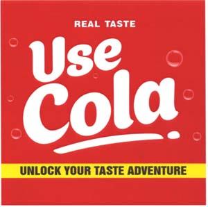 USECOLA (and logo) trademark logo