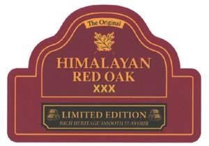 HIMALAYAN RED OAK (and logo) trademark logo