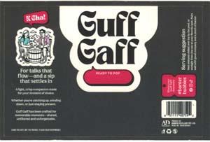 GUFF GAFF (and logo) trademark logo