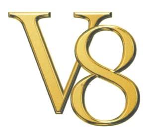 V8 (and logo) trademark logo