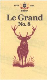 BARDIYA LE GRAND NO. 8 (and logo) trademark logo