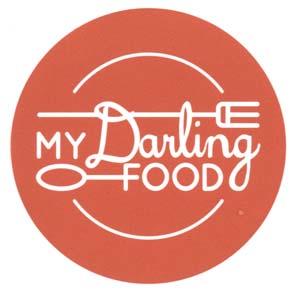 MY DARLING FOOD (and logo) trademark logo