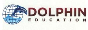 DOLPHIN EDUCATION (and logo) trademark logo