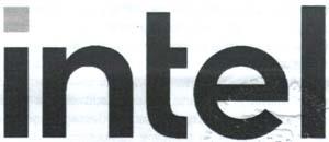 intel (and logo) trademark logo
