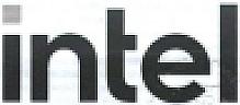 intel (and logo) trademark logo