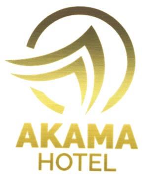 AKAMA (and logo) trademark logo