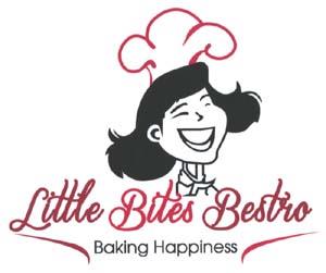 LITTLE BITES BESTRO BAKING HAPPINESS (and logo) trademark logo
