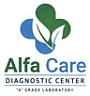 ALFA CARE DIAGNOSTIC CENTER (and logo) trademark logo