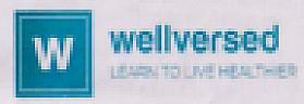 Wellversed (and logo) trademark logo