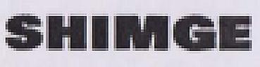 SHIMGE (and logo) trademark logo