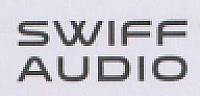 SWIFF AUDIO (and logo) trademark logo