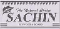 SACHIN PLYWOOD & BOARD (and logo) trademark logo