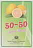 50-50 LEMON FLAVOUR (and logo) trademark logo