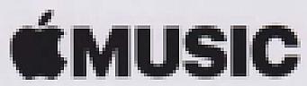 APPLE MUSIC (and logo) trademark logo