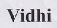 VIDHI (and logo) trademark logo