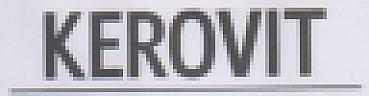 KEROVIT (and logo) trademark logo