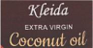 KLEIDA EXTRA VIRGIN COCONUT OIL (and logo) trademark logo